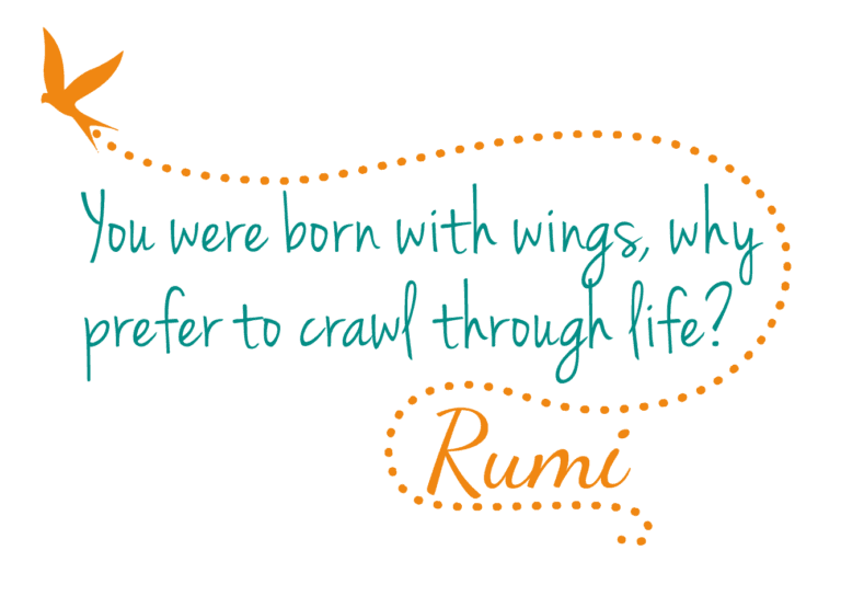 you were born with wings why prefer to crawl through life